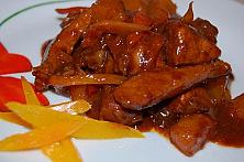 Porc dulce-acrisor cu ananas